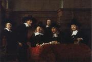 REMBRANDT Harmenszoon van Rijn The Syndics oil painting